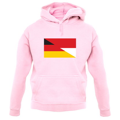 Half German Half Polish Flag T Shirt