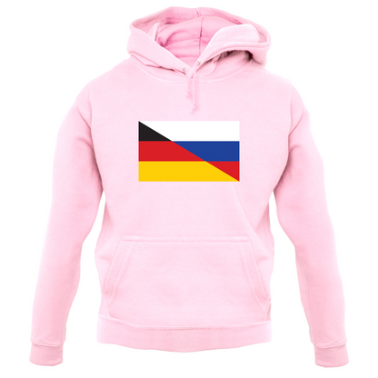 Half German Half Russian Flag T Shirt