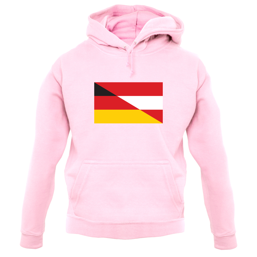 Half German Half Austrian Flag T Shirt