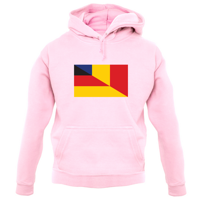 Half German Half Romanian Flag T Shirt