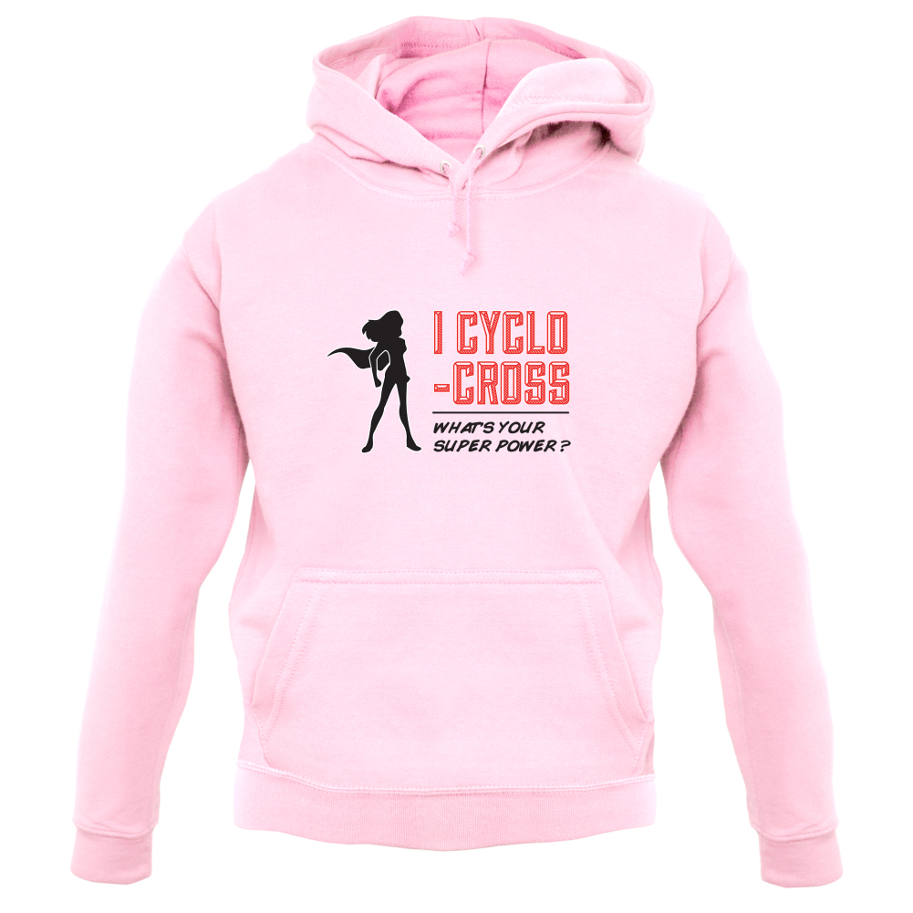 I Cyclo-Cross Whats Your Super Power FEMALE Design T Shirt