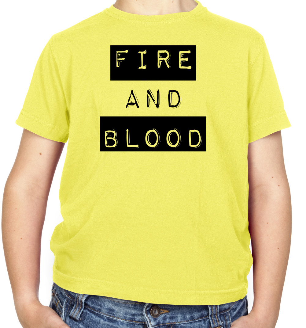 GOT House Saying -Targaryen Kids T Shirt