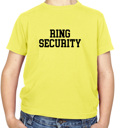 Ring Security Kids T Shirt
