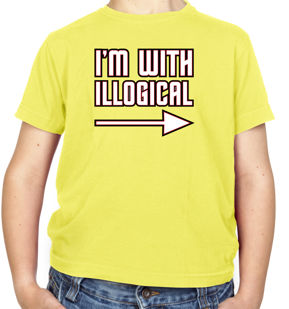 I'm With Illogical Kids T Shirt