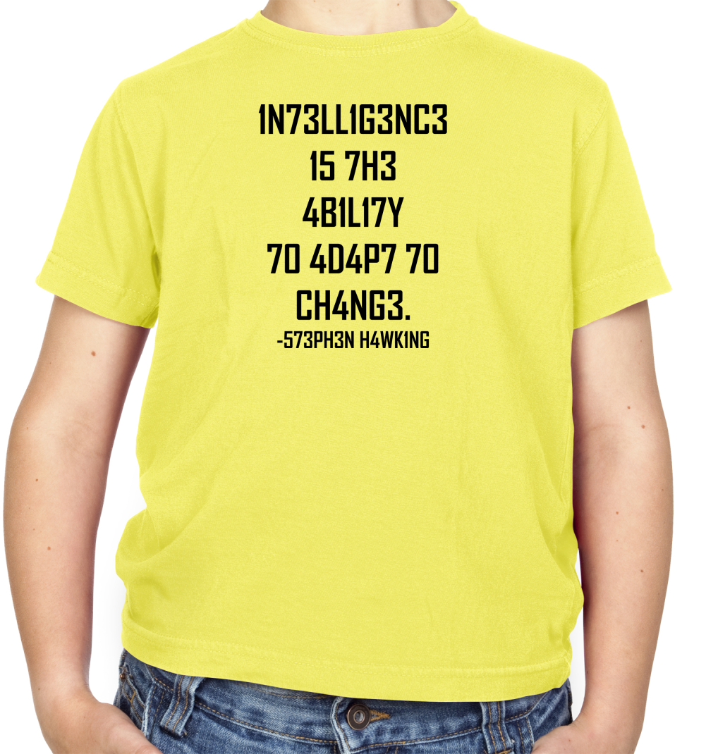 Adapt To Change Kids T Shirt