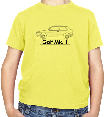 Side View Golf MK1 Kids T Shirt