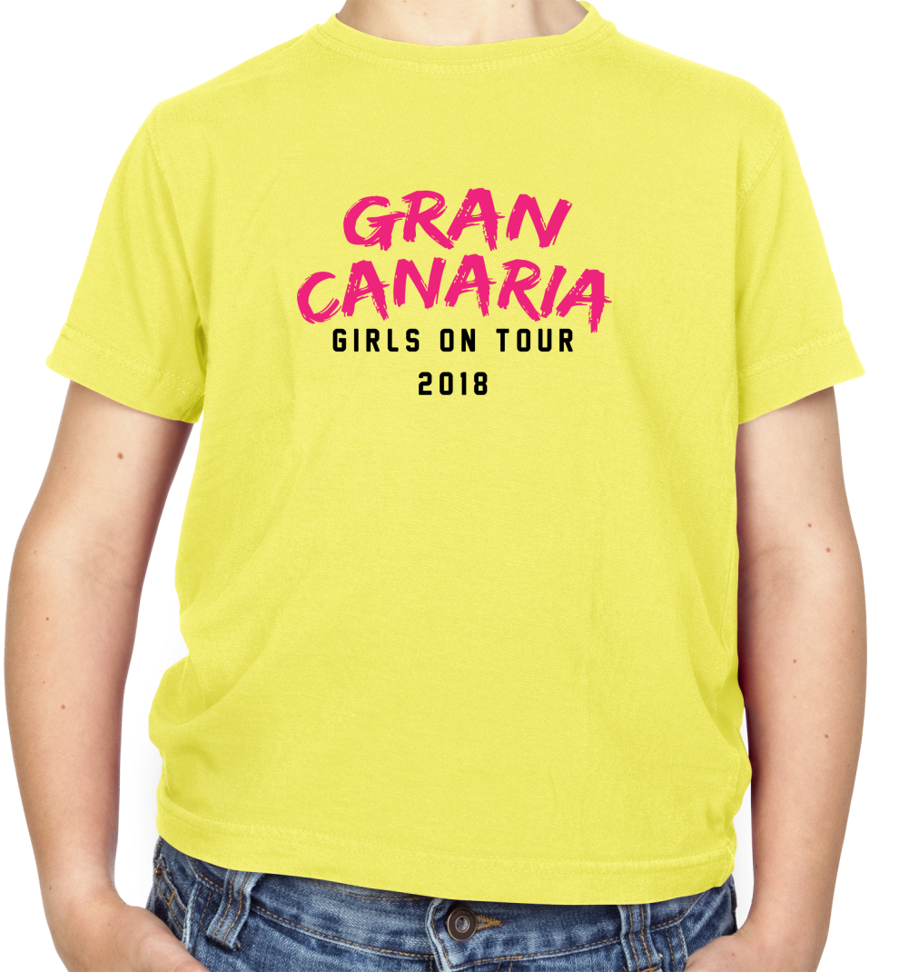 Girls On Tour Gran Canaria Kids T Shirt