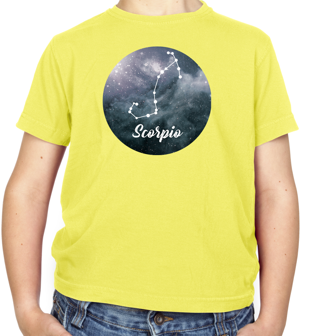 Scorpio Sign Kids T Shirt