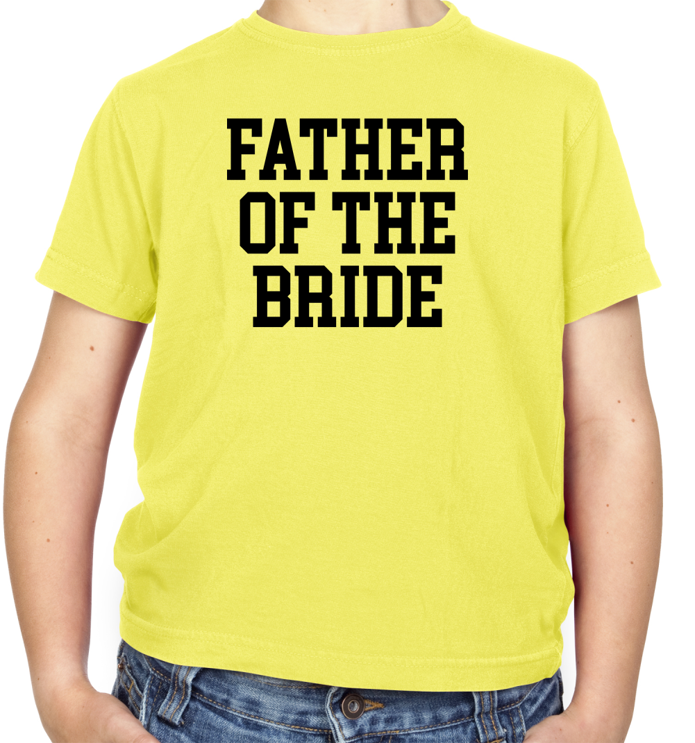 Father Of The Bride Kids T Shirt