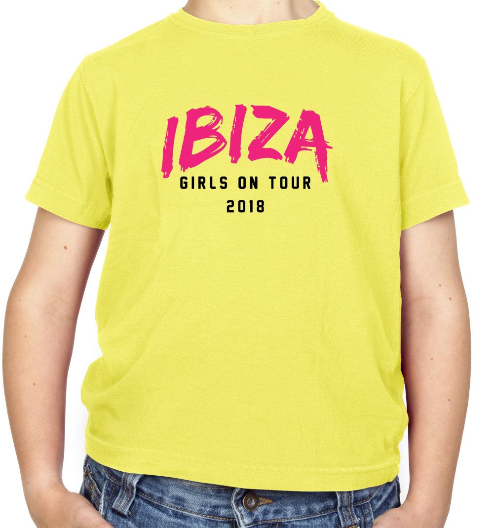 Girls On Tour Ibiza Kids T Shirt