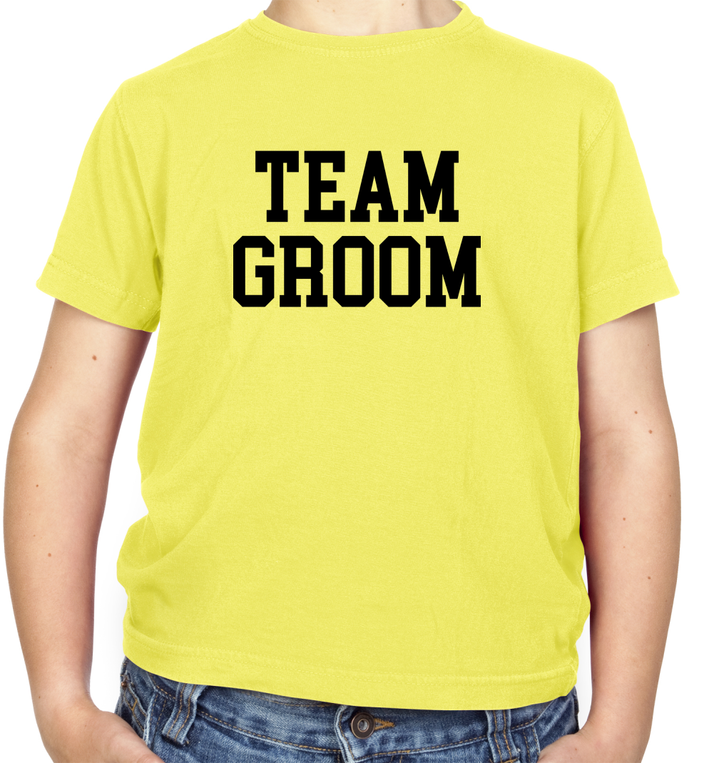 Team Groom  Kids T Shirt