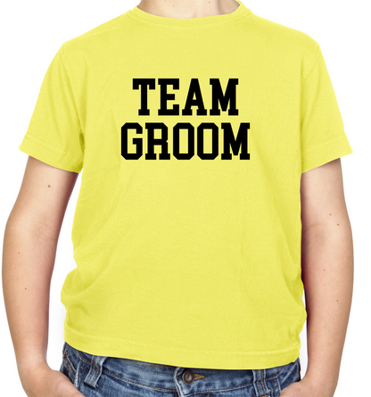 Team Groom  Kids T Shirt