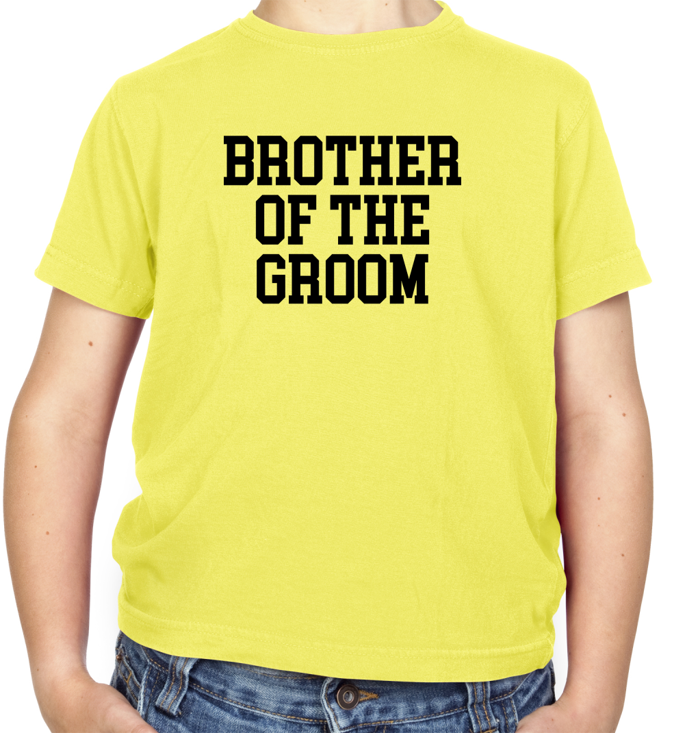Brother Of The Groom Kids T Shirt