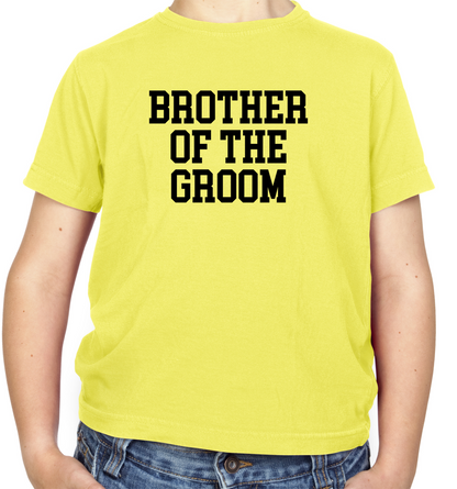 Brother Of The Groom Kids T Shirt