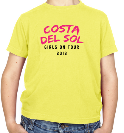 Girls On Tour Costa Del Sol Kids T Shirt