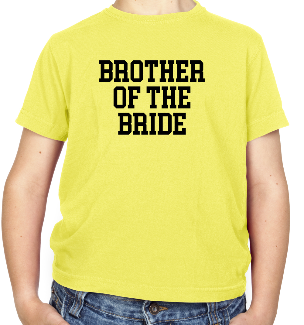 Brother Of The Bride Kids T Shirt