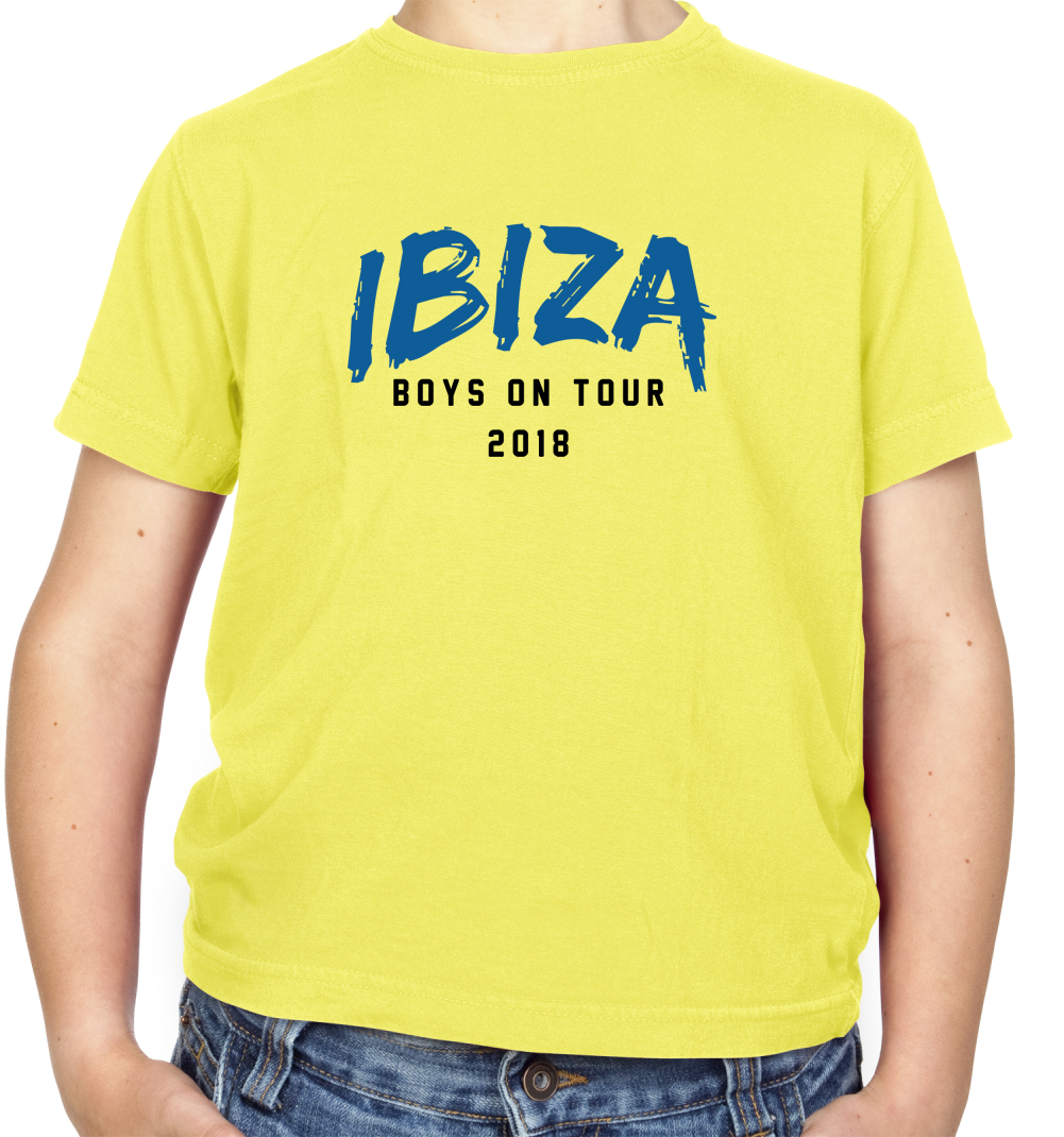 Boys On Tour Ibiza Kids T Shirt
