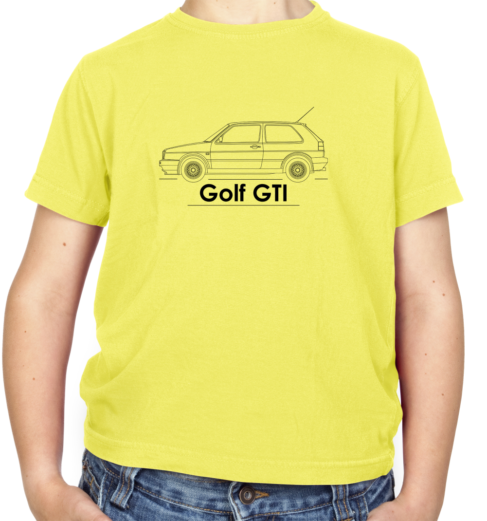 Side View Golf GTI MK2 Kids T Shirt