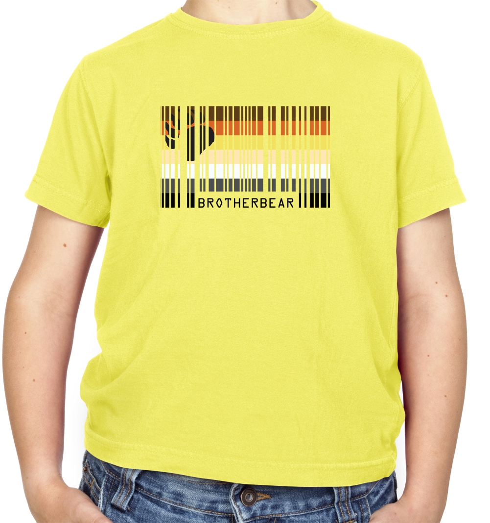 LGBT Barcode Flags - Brother Bear Kids T Shirt