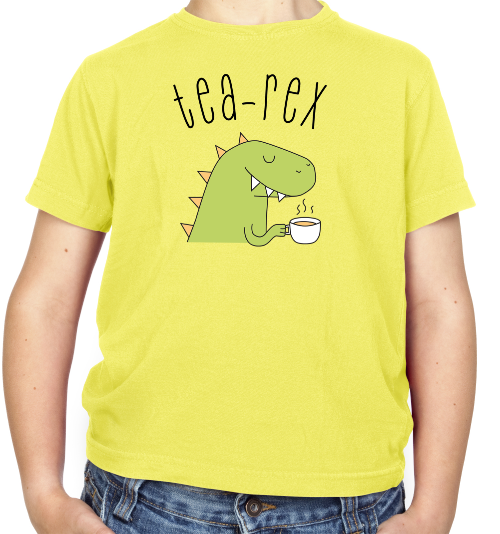 Tea-Rex Kids T Shirt