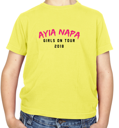 Girls On Tour Ayianapa Kids T Shirt