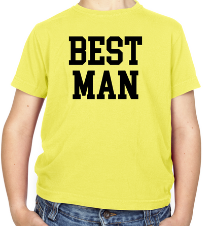 Best Man Kids T Shirt