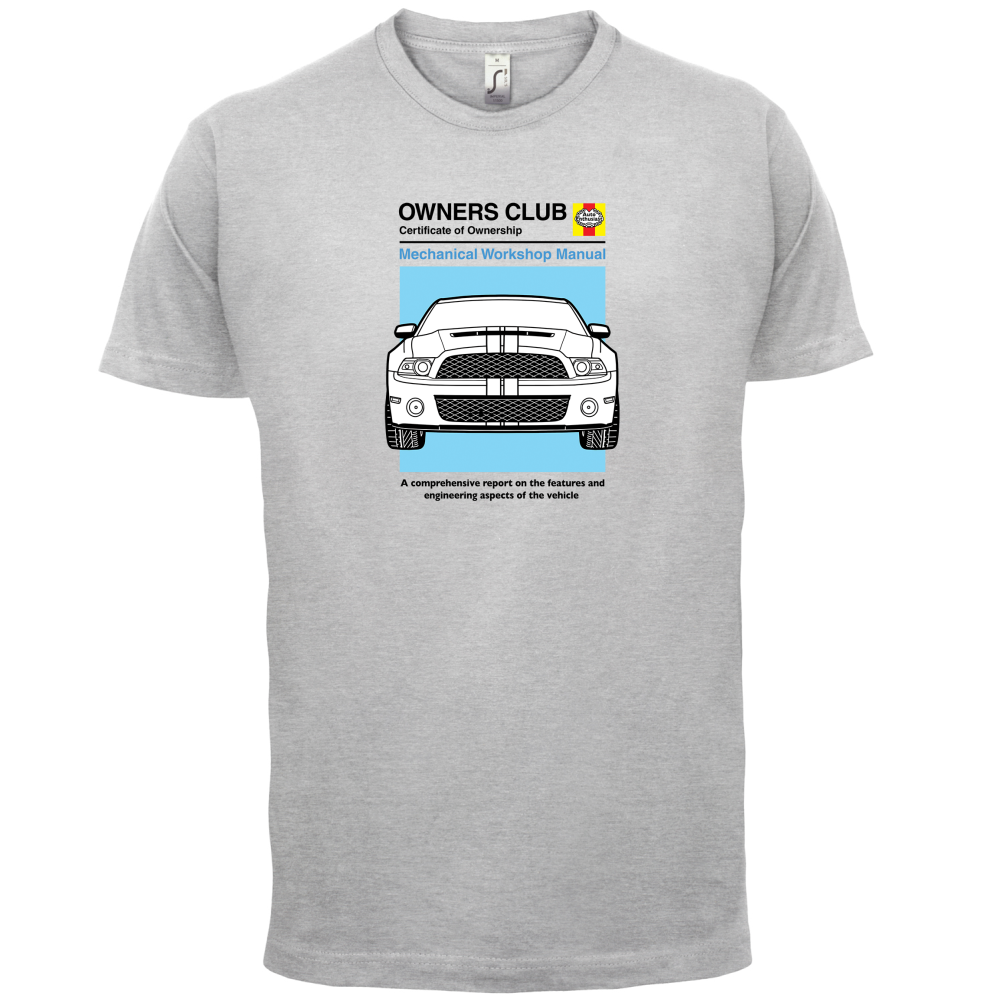Car Owners Manual Mustang Mustang T Shirt