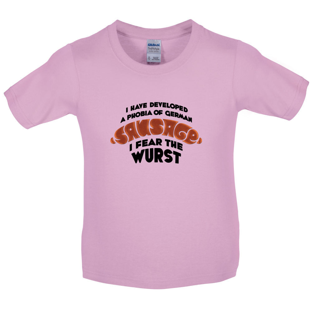 I Fear The Wurst Kids T Shirt