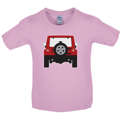 JW Rear Red Kids T Shirt