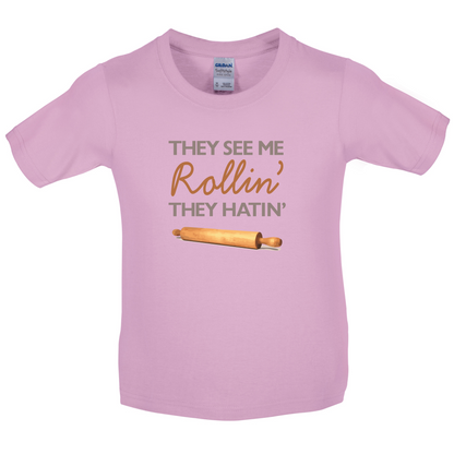 They See Me Rollin' Kids T Shirt
