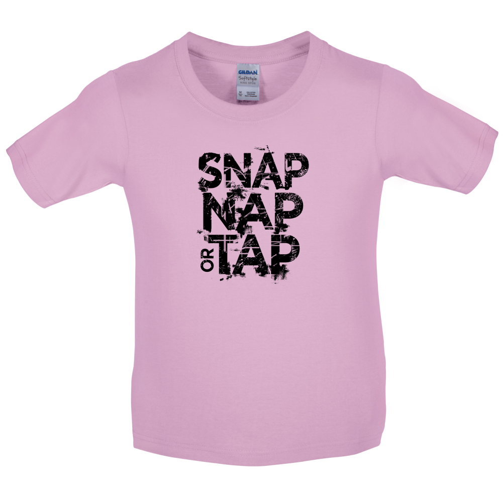 Snap Nap Or Tap Kids T Shirt