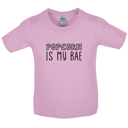 Popcorn Is My Bae Kids T Shirt