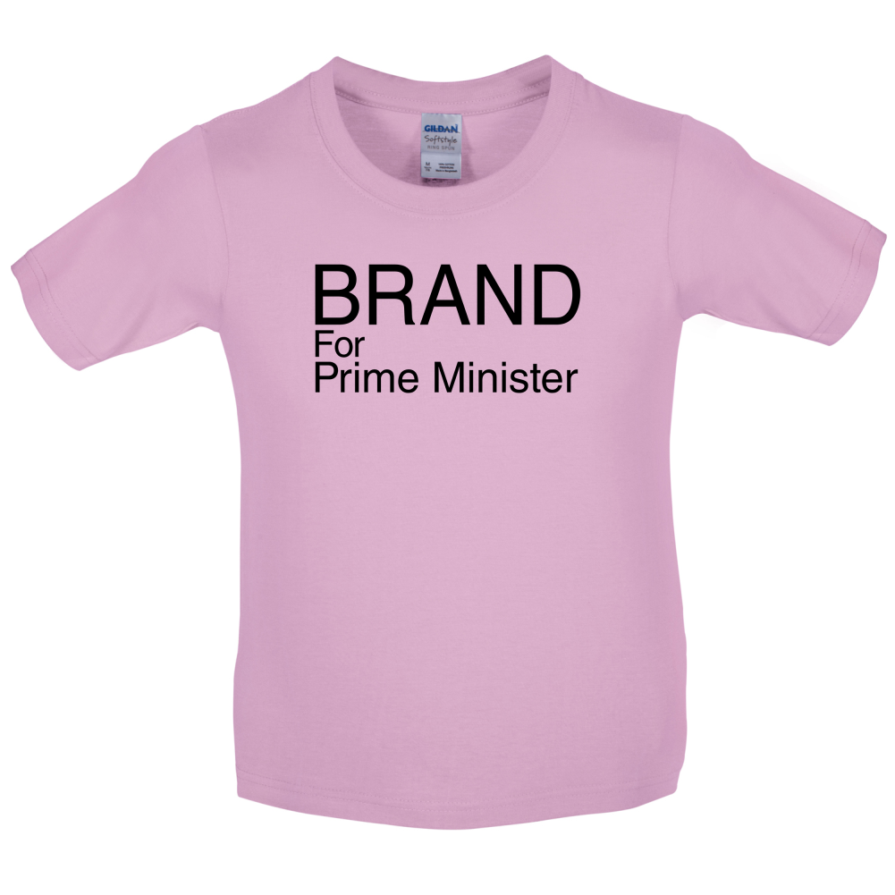 Brand for Prime Minister Kids T Shirt