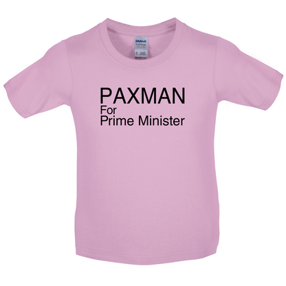 Paxman for Prime Minister Kids T Shirt