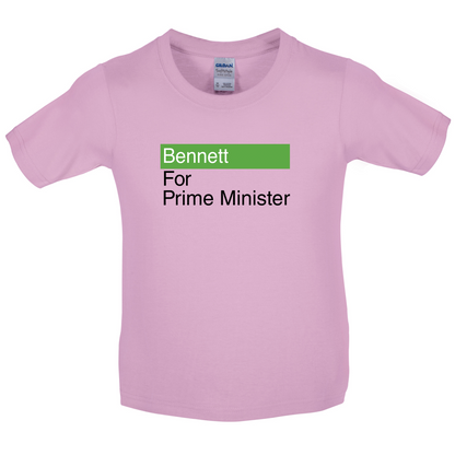 Bennett for Prime Minister Kids T Shirt