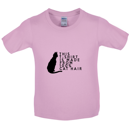 100% Made From Cat Hair Kids T Shirt