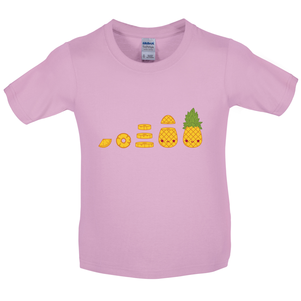 Evolution Of Pineapple Kids T Shirt