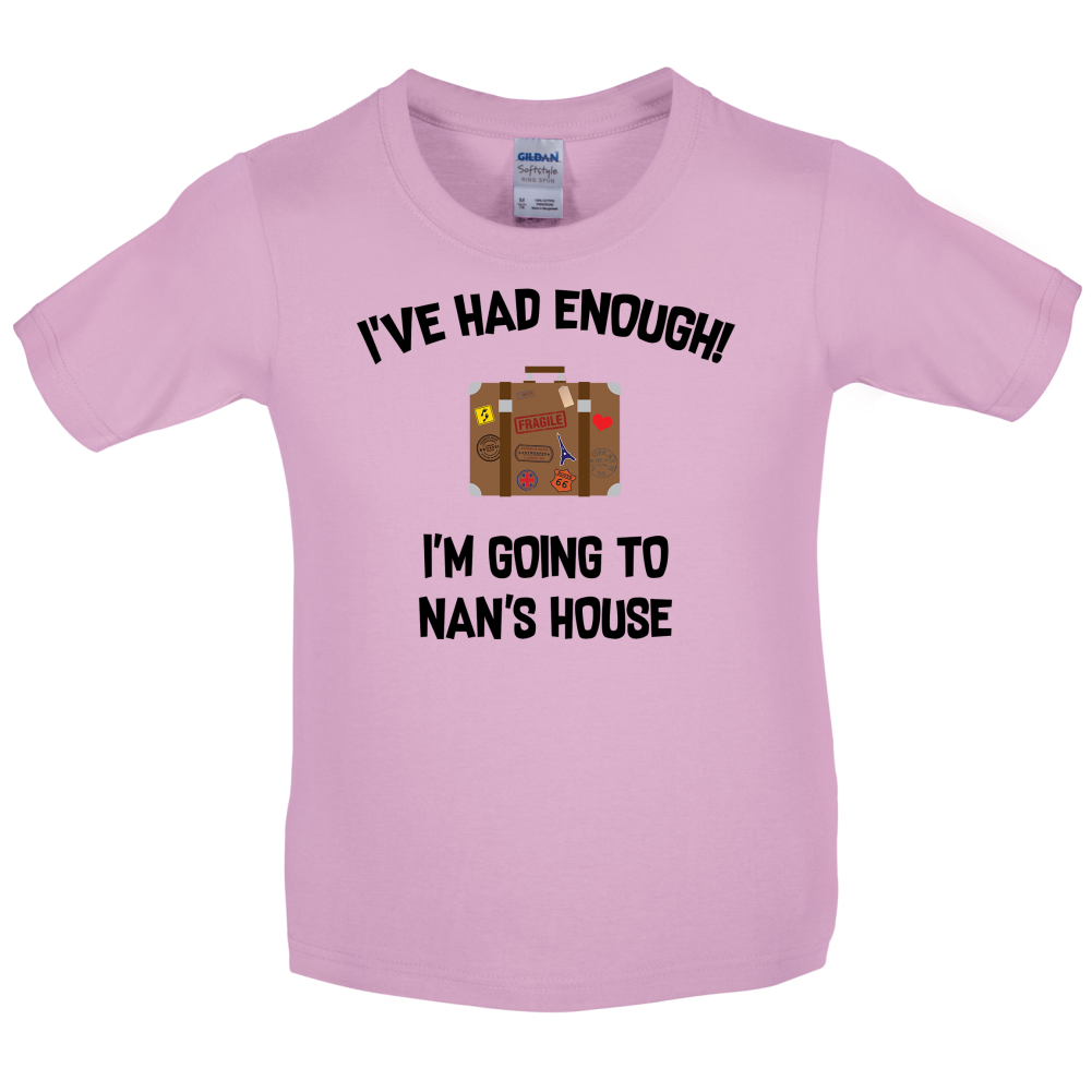 I'm Going To Nan's House Kids T Shirt