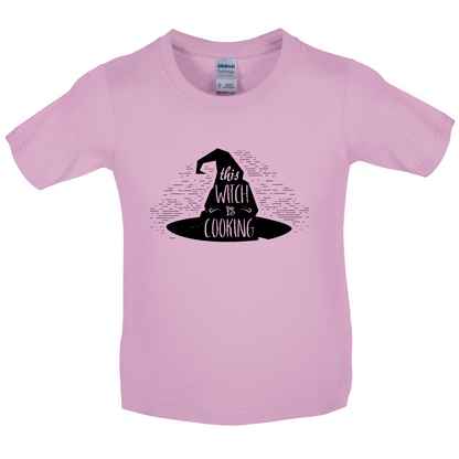 The Witch Is Cooking Kids T Shirt