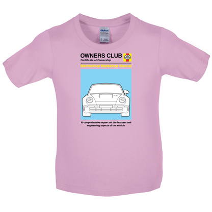 Car Owners Manual 959 Turbo Kids T Shirt