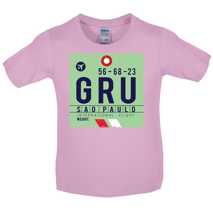 Sao Paulo Airport Kids T Shirt