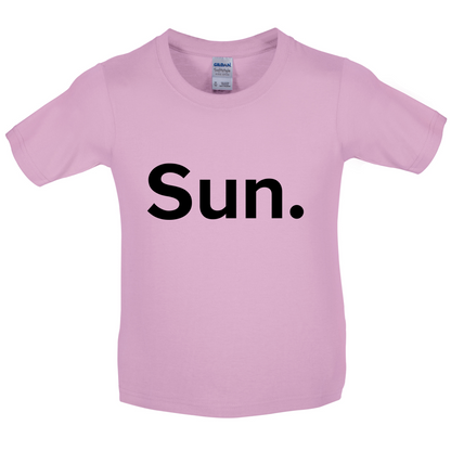 Weekday - Sun Kids T Shirt