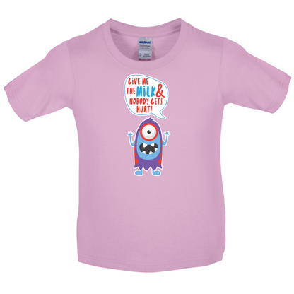 Give Me The Milk Kids T Shirt