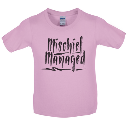 Mishchief Managed Kids T Shirt