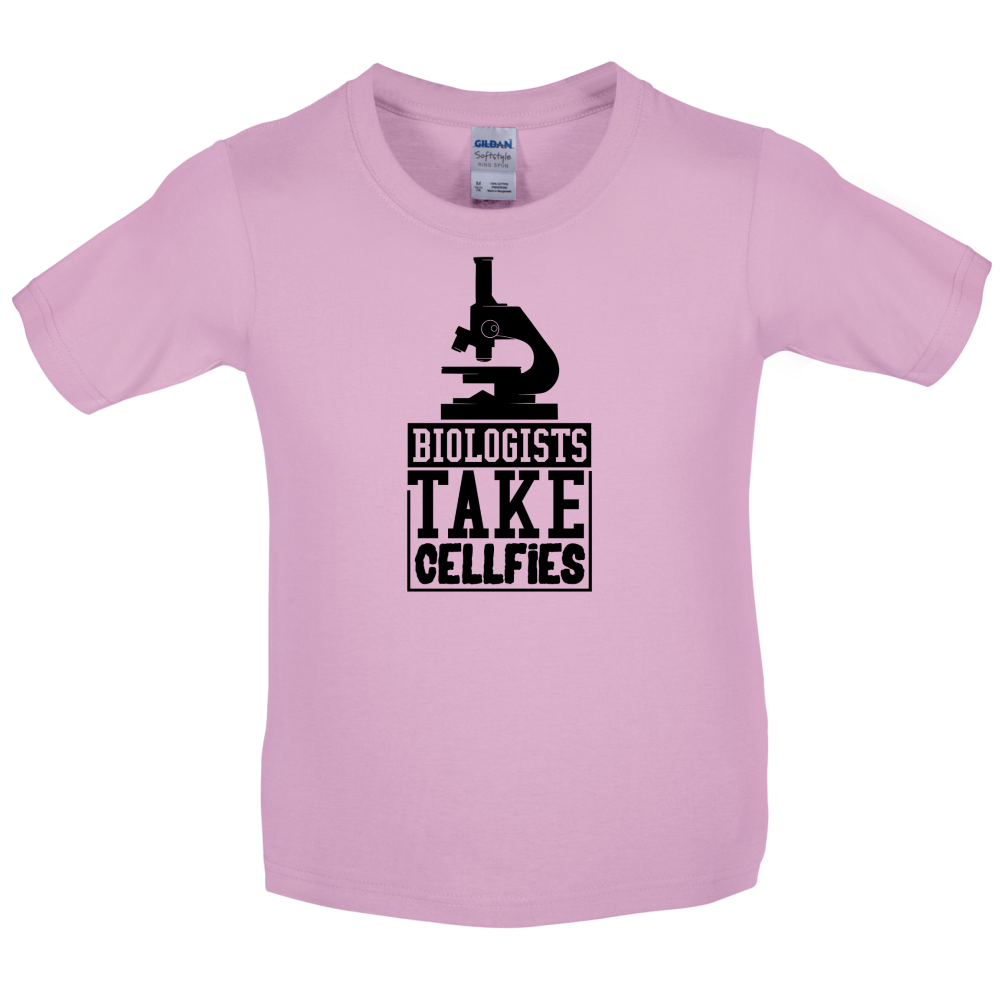 Biologists Take Cellfies Kids T Shirt
