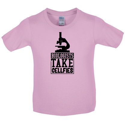 Biologists Take Cellfies Kids T Shirt