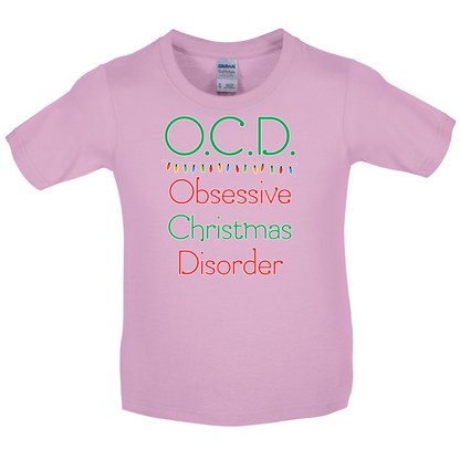 Obsessive Christmas Disorder Kids T Shirt