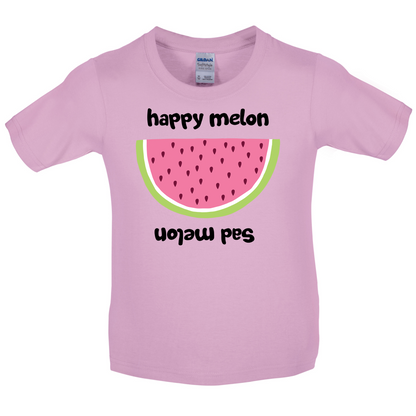 Happy Melon Sad Melon Kids T Shirt