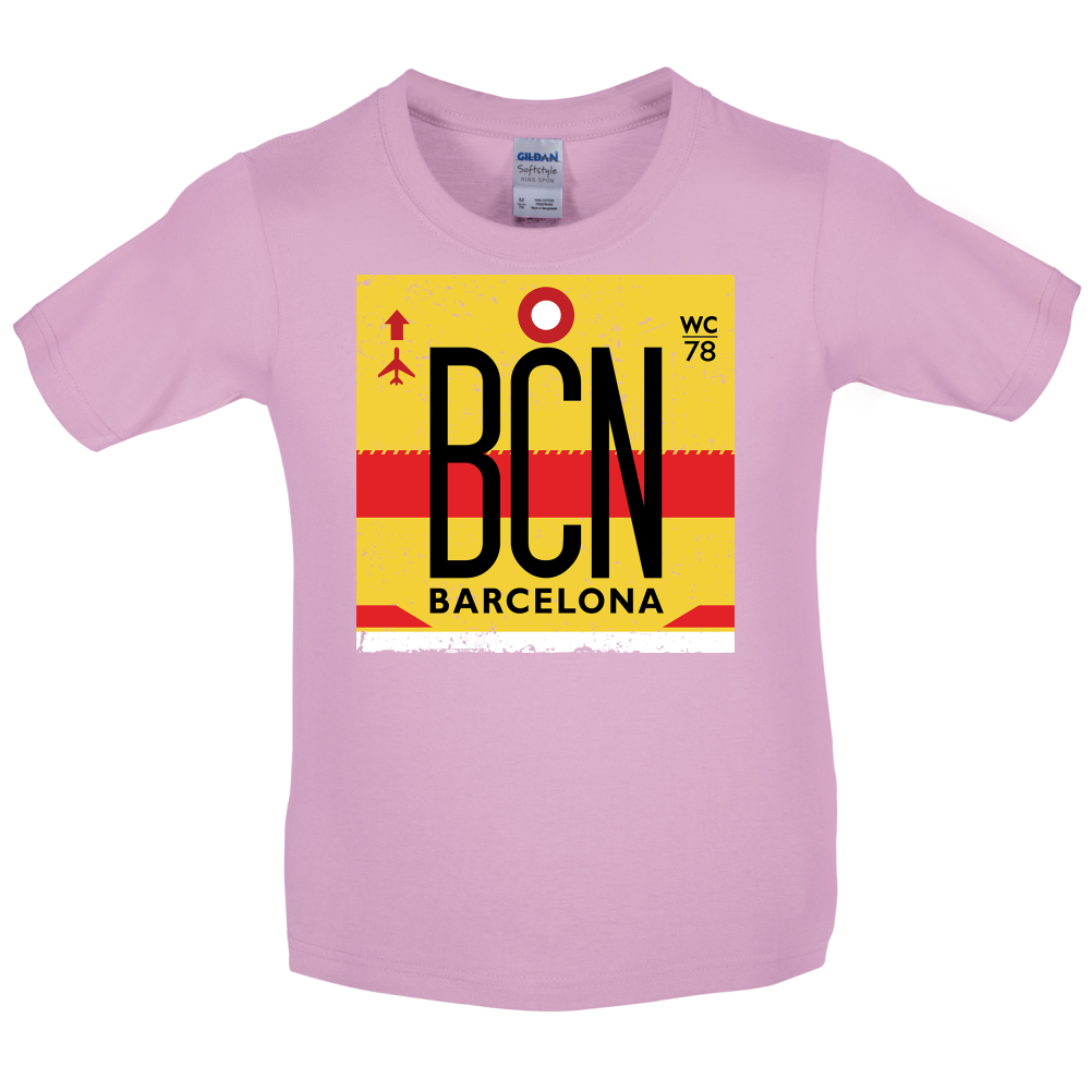 Barcelona Airport  Kids T Shirt