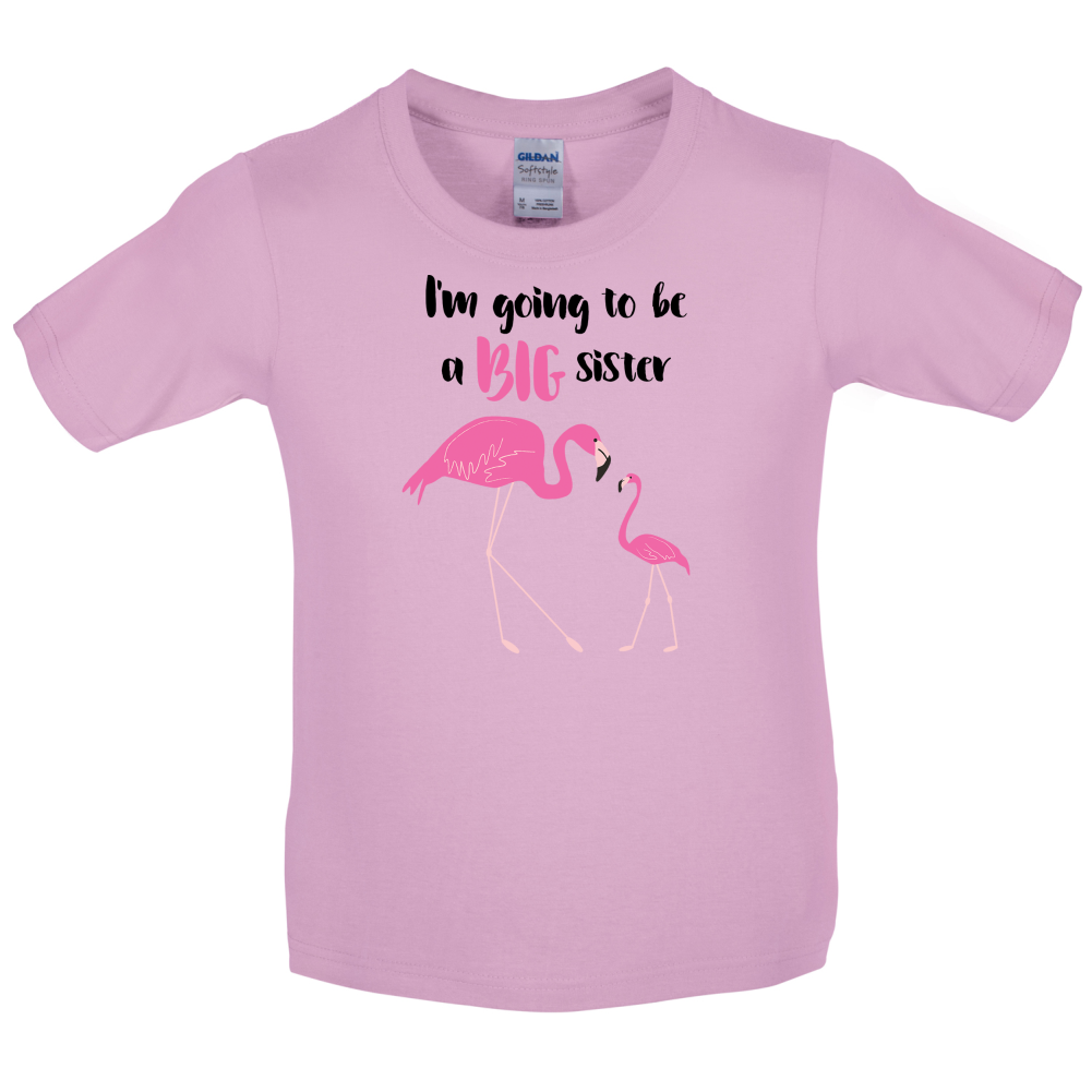 Big Sister Flamingo  Kids T Shirt